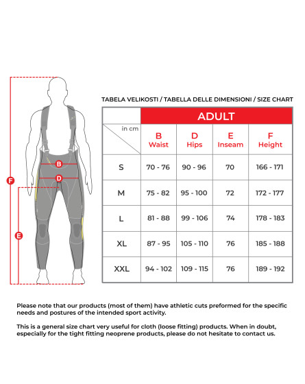 Pantaloni steccati AirXlight